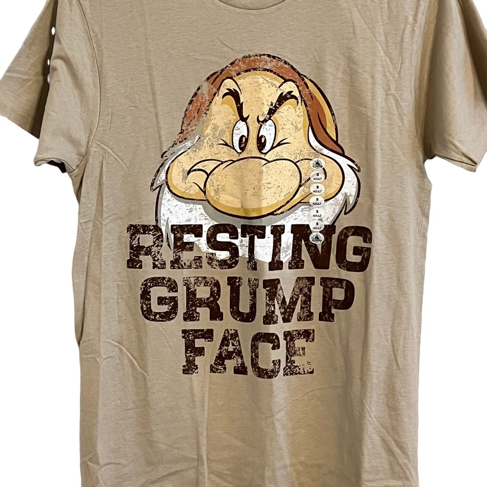Disney Parks Gumpy Resting Grump Face Tshirt - Picture 2 of 4